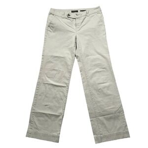 Eddie Bauer Mercer Fit Khaki Chino Pants Womens Size 8 Cotton Spandex Blend
